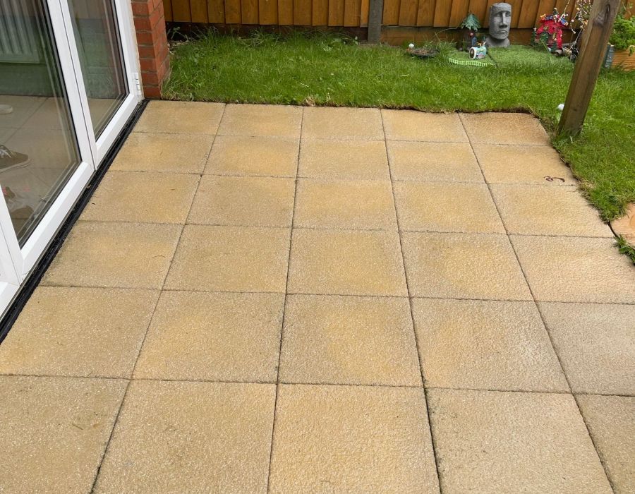 After Patio Cleaning